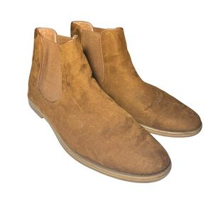 Men's Tan Suede Chelsea Boots